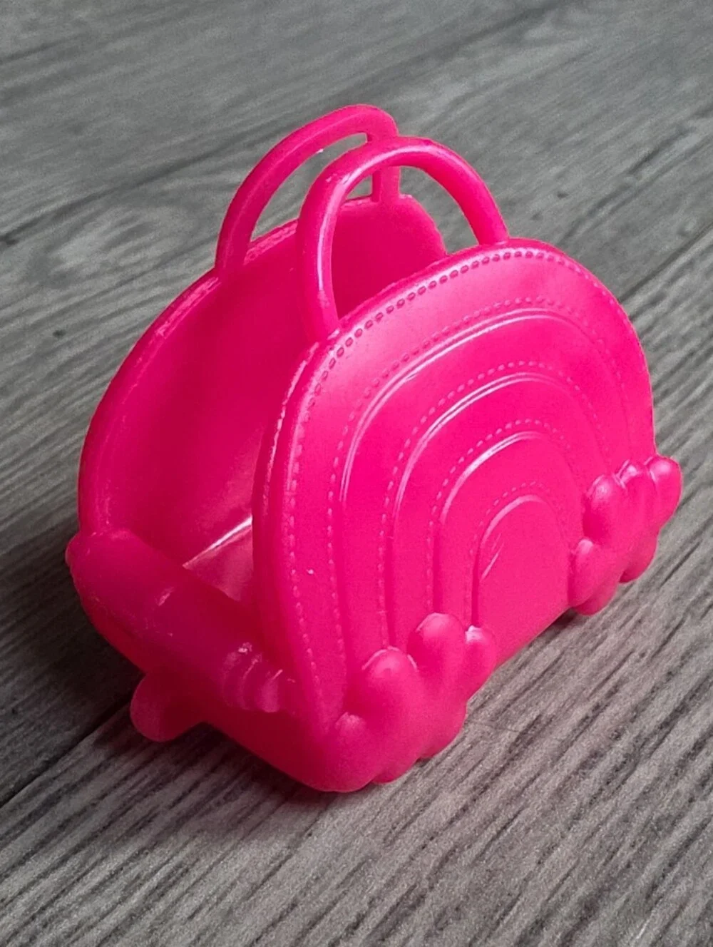 Just Play Barbie Deluxe Pet Dreamhouse Replacement Pet Carrier / Rainbow, Used